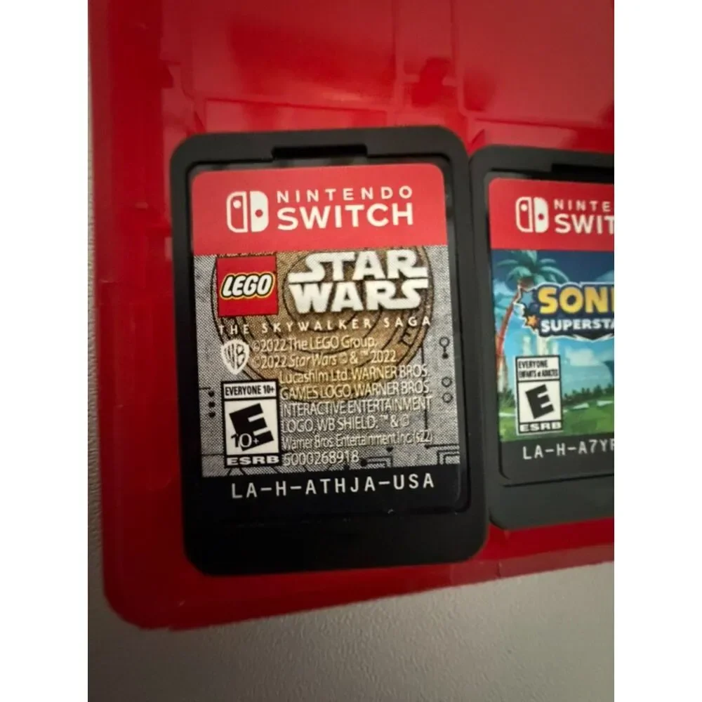Nintendo Switch Game Lot: LEGO Star Wars: The Skywalker Saga and Sonic Superstar